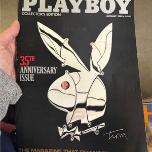 PLAYBOY Silver and Black 35th Anniversary Issue